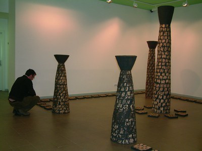 Clapés, Miró i Hagemann a la Sala d'Art.