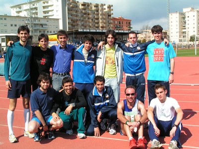 Atletes del RUA al campionat d'Espanya Juvenil de pista coberta i al Ekiden de Palafrugell.