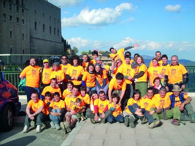 Ripollet camina fins a Montserrat.