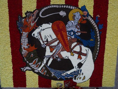 L'associació Cultura i Tradició participa en una trobada a Montserrat.