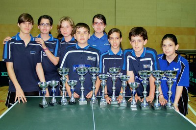 El Club Tennis Taula Ripollet lidera el medaller català.