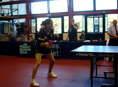 Catalunya 2 - Grècia 3. La selecció catalana de tennis taula cau a Ripollet .