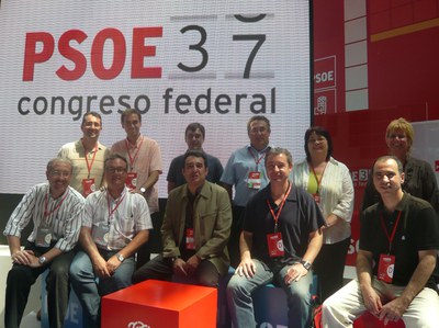 L'alcalde de Ripollet, Juan Parralejo, assisteix de delegat al 37è Congrés del PSOE.