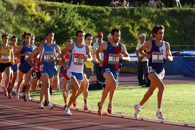 Félix Acero, 8è en 1500 metres al Campionat d'Espanya Promesa.