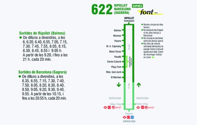 El Bus Express recupera el seu recorregut habitual.