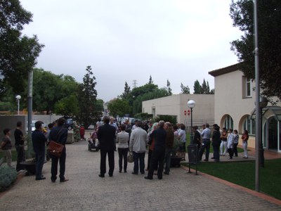 Concentració de denúncia pel darrer atemptat d'ETA.