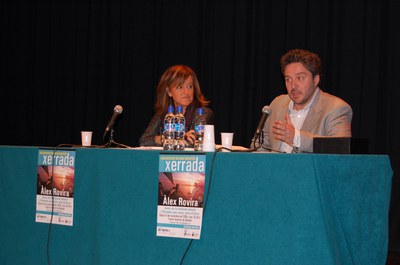 Àlex Rovira, convidat a Ripollet per l'Associació Un nou horitzó.