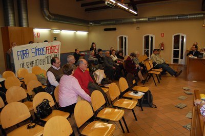 Les JERC tornen a denunciar la presència de símbols franquistes a Ripollet.