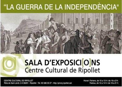 La Sala 1 del Centre Cultural acull l'exposició "La Guerra de la Independència".