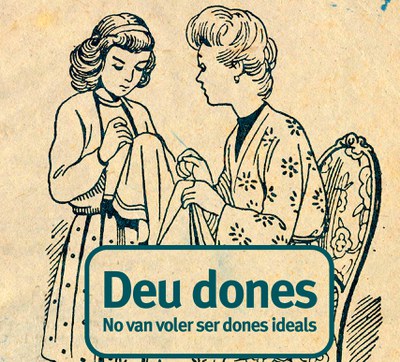 L'Escola d'Adults presenta el llibre 10 dones no van voler ser dones ideals.