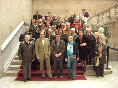 L'agrupació local de Convergència Democràtica de Catalunya visita el Parlament de Catalunya.