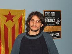 Les CAV donen suport a Tomàs Sayes, en vaga de fam en defensa de l'ensenyament públic.