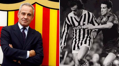 L'exjugador blaugrana Julio Alberto visita Ripollet dins el programa 'Enganxa't a l'esport'.