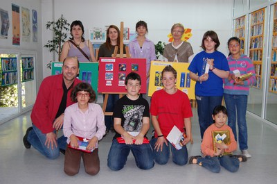 La Biblioteca lliura els premis del Concurs de disseny de punts de llibre i audiovisuals.