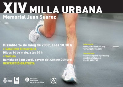 Se celebra la 14a Milla Urbana de Ripollet.
