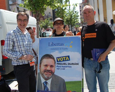 Ciutadans inicia la campanya electoral amb José Manuel Villegas, número dos de la llista.