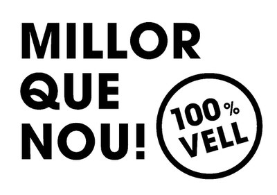 Millor que nou, 100% vell.