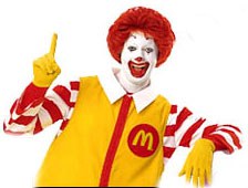 Pintades contra McDonald's.