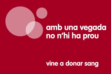 Calendari de donació de sang 2010.