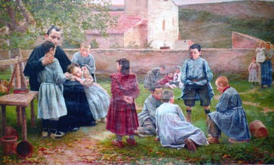 El CIP rep la donació d'un quadre d'Andreu Solà.