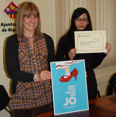 L'obra ‘Zapatos' guanya el concurs de cartells del 8 de març.