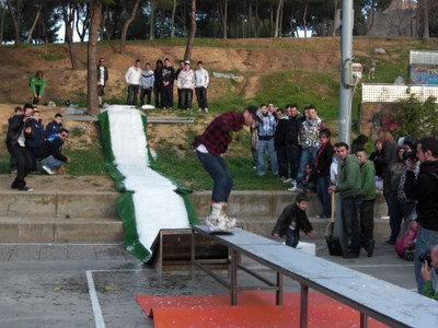 Tarda d'snow a Ripollet.