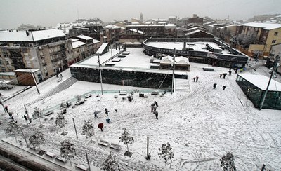 Incidències de la nevada, dilluns 8 de març.