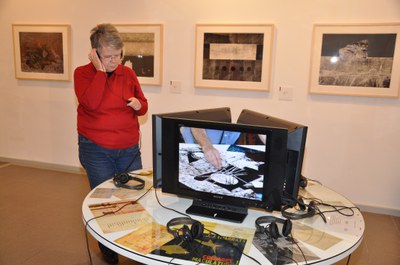 Les maculatures de Tharrats s'exposen al Centre Cultural.