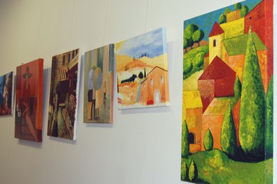 L'Associació Jaume Tuset exposa els treballs dels seus alumnes.