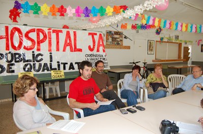 La Plataforma en Defensa de la Sanitat Pública convoca una nova concentració .