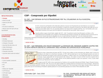 El Compromís engega vàries campanyes.