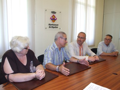 Signat el conveni de col·laboració amb l'Associació d'Afectats per l'Amiant.