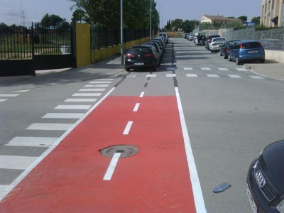Noves Generacions demana eliminar el carril bici del polígon Els Pinetons.