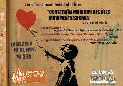 El COP-CpR porta el llibre Construïm municipi des dels moviments socials a Ripollet .