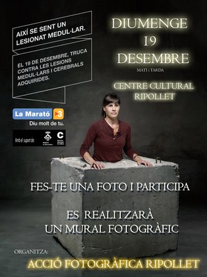 Acció Fotogràfica Ripollet participarà a la Marató de TV3 amb un gran mural.