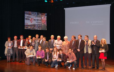 Gala esportiva per lliurar els  primers Premis 10 de l'Esport.