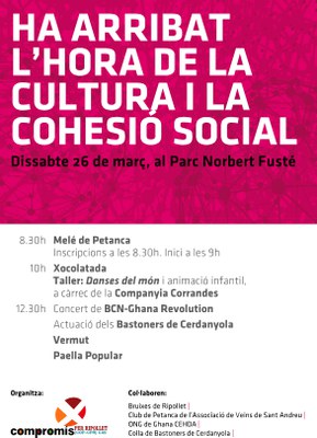 El COP-CpR organitza una jornada per a la cultura i la cohesió social.