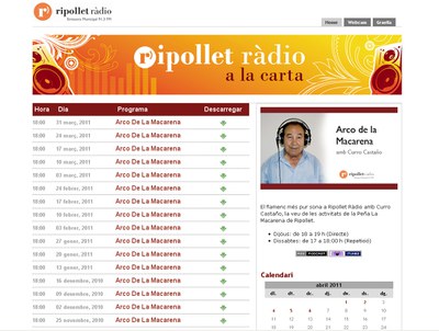 Ripollet Ràdio a la carta ja supera els 1.000 programes per descarregar.