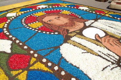 Bon temps per celebrar la Diada del Corpus 2011.