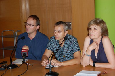 Joan Herrera, diputat d'ICV-EUiA, inicia el curs polític a Ripollet criticant les retallades.