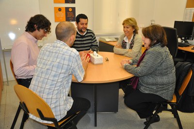 Visita de la directora del Centre de Mediació en Dret Privat a Ripollet.
