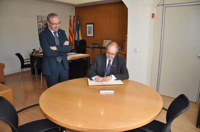 El Conseller Puig assisteix a la reunió de la Junta de Seguretat Local de Ripollet.