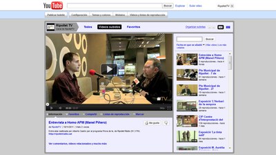 El canal de Youtube Ripollet TV arriba a les 25 produccions.