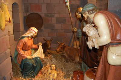 El Centre Cultural acull un pessebre gegant.