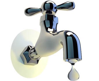 Avis de tall d'aigua a la rambla dels Pinetons.