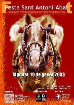 Multitudinària celebració dels Tres Tombs.