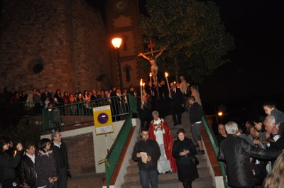 Celebració de la Setmana Santa a la parròquia de Sant Esteve.