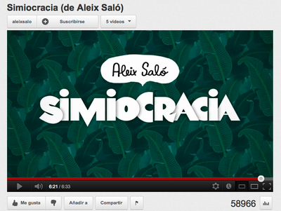 Aleix Saló torna a triomfar a les xarxes socials amb el seu nou llibre, Simiocràcia.