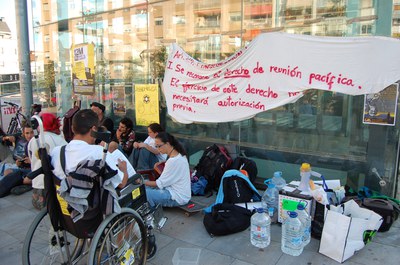 El 15M acampa a Ripollet per lluitar contra les retallades.