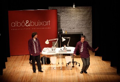 Amics del Teatre participa a la Marató de la Pobresa de TV3 .